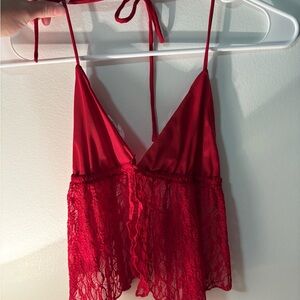 Garage Red Lace Chemise
